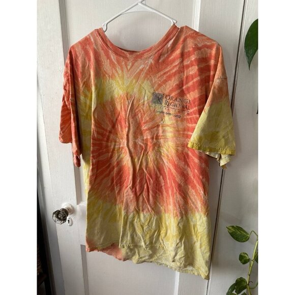 Gildan size x-large orange regional tie dye shirt - Picture 2 of 10